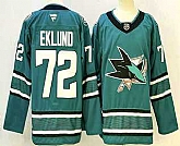 Men's San Jose Sharks #72 William Eklund Teal Authentic Jersey,baseball caps,new era cap wholesale,wholesale hats