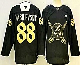 Men's Tampa Bay Lightning #88 Andrei Vasilevskiy Black Pirate Themed Warmup Authentic Jersey,baseball caps,new era cap wholesale,wholesale hats