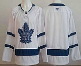 Men's Toronto Maple Leafs Blank White Authentitc Jersey,baseball caps,new era cap wholesale,wholesale hats