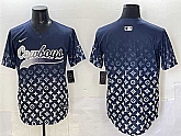 Men's Dallas Cowboys Blank Navy Limited Stitched Baseball Jersey,baseball caps,new era cap wholesale,wholesale hats