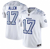 Men's Buffalo Bills #17 Josh Allen White 2025 F.U.S.E. 'Rivalries' Vapor Limited Stitched Jersey Dzhi,baseball caps,new era cap wholesale,wholesale hats