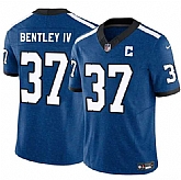 Men's Indianapolis Colts #37 Ulysses Bentley IV Blue 2025 F.U.S.E. Throwback Vapor Limited Stitched Jersey Dzhi,baseball caps,new era cap wholesale,wholesale hats
