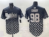 Men's Las Vegas Raiders #98 Maxx Crosby Black Limited Stitched Baseball Jersey,baseball caps,new era cap wholesale,wholesale hats