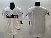 Men's Las Vegas Raiders Blank White 'Gothic Sin City Shadows Edition' Vapor Limited Stitched Baseball Jersey,baseball caps,new era cap wholesale,wholesale hats