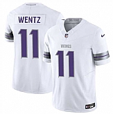 Men's Minnesota Vikings #11 Carson Wentz White 2025 F.U.S.E. Winter Warrior Limited Stitched Jersey Dzhi,baseball caps,new era cap wholesale,wholesale hats