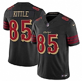 Men's San Francisco 49ers #85 George kittle Black 2025 F.U.S.E. 'Rivalries' Vapor Limited Stitched Jersey Dzhi,baseball caps,new era cap wholesale,wholesale hats