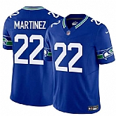 Men's Seattle Seahawks #22 Damien Martinez Royal 2025 F.U.S.E Throwback Vapor Limited Stitched Jersey Dzhi,baseball caps,new era cap wholesale,wholesale hats