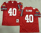 Men's Arizona Cardinals #40 Pat Tillman Red Throwback Jersey,baseball caps,new era cap wholesale,wholesale hats