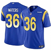 Men & Women & Youth Los Angeles Rams #36 Jordan Waters Blue 2024 F.U.S.E. Vapor Untouchable Stitched Jersey,baseball caps,new era cap wholesale,wholesale hats