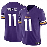 Men & Women & Youth Minnesota Vikings #11 Carson Wentz Purple 2024 F.U.S.E. Vapor Untouchable Limited Stitched Jersey,baseball caps,new era cap wholesale,wholesale hats