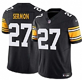 Men & Women & Youth Pittsburgh Steelers #27 Trey Sermon Black 2025 F.U.S.E. Alternate Vapor Untouchable Limited Stitched Jersey,baseball caps,new era cap wholesale,wholesale hats