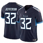 Men & Women & Youth Tennessee Titans #32 Jermar Jefferson Navy 2025 F.U.S.E. Vapor Limited Stitched Jersey,baseball caps,new era cap wholesale,wholesale hats