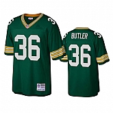 Men's Green Bay Packers #36 LeRoy Butler Mitchell & Ness 1996 Throwback Green Jersey Dzhi,baseball caps,new era cap wholesale,wholesale hats