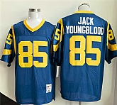 Men's Los Angeles Rams #85 Jack Youngblood Royal Throwback Football Stitched Jersey,baseball caps,new era cap wholesale,wholesale hats