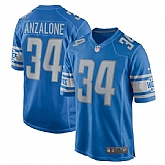 Men & Women & Youth Detroit Lions #34 Alex Anzalone Nike Blue Game Jersey,baseball caps,new era cap wholesale,wholesale hats