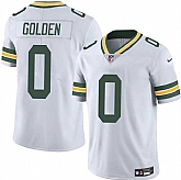 Men & Women & Youth Green Bay Packers #0 Matthew Golden White 2025 Vapor Untouchable Limited Stitched Jersey,baseball caps,new era cap wholesale,wholesale hats