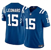 Men & Women & Youth Indianapolis Colts #15 Riley Leonard Blue 2025 F.U.S.E. Vapor Limited Stitched Jersey,baseball caps,new era cap wholesale,wholesale hats