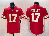Men's Kansas City Chiefs #17 Chris Conley Red Vapor Untouchable Limited Stitched Jersey,baseball caps,new era cap wholesale,wholesale hats