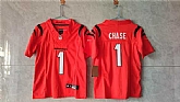 Women's Cincinnati Bengals #1 Ja'Marr Chase Orange F.U.S.E. Vapor Stitched Jersey,baseball caps,new era cap wholesale,wholesale hats