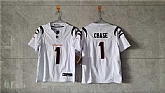 Women's Cincinnati Bengals #1 Ja'Marr Chase White F.U.S.E. Vapor Stitched Jersey,baseball caps,new era cap wholesale,wholesale hats