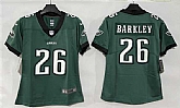 Women's Philadelphia Eagles #26 Saquon Barkley Green New Vapor Untouchable Limited Stitched Jersey,baseball caps,new era cap wholesale,wholesale hats