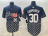 Men's Detroit Tigers #30 Kerry Carpenter Navy With Patch Vapor Premier Limited Stitched Jersey Dzhi,baseball caps,new era cap wholesale,wholesale hats