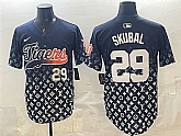 Men's Detroit Tigers #29 Tarik Skubal Navy With Patch Vapor Premier Limited Stitched Jersey Dzhi,baseball caps,new era cap wholesale,wholesale hats