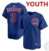 Youth Chicago Cubs #3 Alex Bregman nike Royal alternate limited jersey Dzhi,baseball caps,new era cap wholesale,wholesale hats
