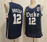 Men's Duke Blue Devils #12 Cameron Boozer Navy Stitched Jersey,baseball caps,new era cap wholesale,wholesale hats
