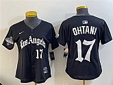 Youth Los Angeles Dodgers #17 Shohei Ohtani Black 2025 World Series Champions LA Gothic Edition Limited Stitched Jersey Dzhi,baseball caps,new era cap wholesale,wholesale hats