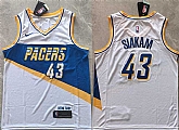 Men's Indiana Pacers #43 Pascal Siakam White 2025-26 City Edition Stitched Jersey,baseball caps,new era cap wholesale,wholesale hats