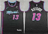 Men's Miami Heat #13 Bam Adebayo Black 2025-26 City Edition Stitched Jersey,baseball caps,new era cap wholesale,wholesale hats