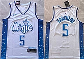 Men's Orlando Magic #5 Paolo Banchero Silver 2025-26 City Edition Stitched Jersey,baseball caps,new era cap wholesale,wholesale hats