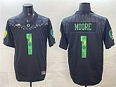 Men's Oregon Ducks #1 Dakorien Moore Black F.U.S.E. Vapor Limited Stitched Jersey Dzhi,baseball caps,new era cap wholesale,wholesale hats
