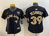 Youth Toronto Blue Jays #39 Trey Yesavage Black Gold 2025 American League Champions Limited Stitched Jersey Dzhi,baseball caps,new era cap wholesale,wholesale hats