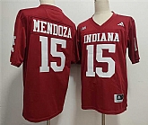 Men's Indiana Hoosiers #15 Fernando Mendoza Red Stitched Basketball Jerseys,baseball caps,new era cap wholesale,wholesale hats