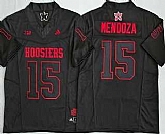 Men's Indiana Hoosiers #15 Fernando Mendoza Limited Black Fashion College Jersey,baseball caps,new era cap wholesale,wholesale hats