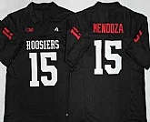 Men's Indiana Hoosiers #15 Fernando Mendoza Black College Jersey,baseball caps,new era cap wholesale,wholesale hats