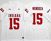 Men's Indiana Hoosiers #15 Fernando Mendoza Limited White Alternate College Jersey,baseball caps,new era cap wholesale,wholesale hats
