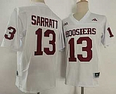 Men's Indiana Hoosiers #13 Elijah Sarratt Limited White FUSE College Jersey,baseball caps,new era cap wholesale,wholesale hats