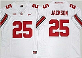 Men's Ohio State Buckeyes #25 Lamar Bo Jackson White 2025 F.U.S.E. Limited Stitched Jersey,baseball caps,new era cap wholesale,wholesale hats