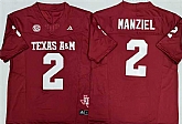 Men's Texas A&M Aggies Lions #2 Johnny Manziel Red 2025 F.U.S.E. Stitched Jersey,baseball caps,new era cap wholesale,wholesale hats