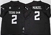 Men's Texas A&M Aggies Lions #2 Johnny Manziel Black 2025 F.U.S.E. Stitched Jersey,baseball caps,new era cap wholesale,wholesale hats