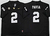 Men's Vanderbilt Commodores #2 Diego Pavia Black 2025 F.U.S.E. Vapor Limited Stitched Jersey,baseball caps,new era cap wholesale,wholesale hats