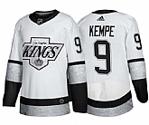 Men's Los Angeles Kings #9 Adrian Kempe White Throwback Stitched Jersey Dzhi,baseball caps,new era cap wholesale,wholesale hats