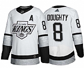 Men's Los Angeles Kings #8 Drew Doughty White Throwback Stitched Jersey Dzhi,baseball caps,new era cap wholesale,wholesale hats
