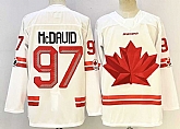 Men's Canada Hockey #97 Connor McDavid White Stitched Jersey,baseball caps,new era cap wholesale,wholesale hats