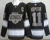 Men's Los Angeles Kings #11 Anze Kopitar Black Alternate Authentic Jersey,baseball caps,new era cap wholesale,wholesale hats