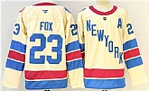 Men's New York Rangers #23 Adam Fox Beige 2025-26 Winter Classic With A Patch Stitched Hockey Jersey,baseball caps,new era cap wholesale,wholesale hats