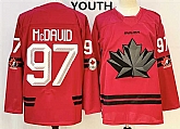 Youth Canada Hockey #97 Connor Mcdavid red stitched jersey,baseball caps,new era cap wholesale,wholesale hats